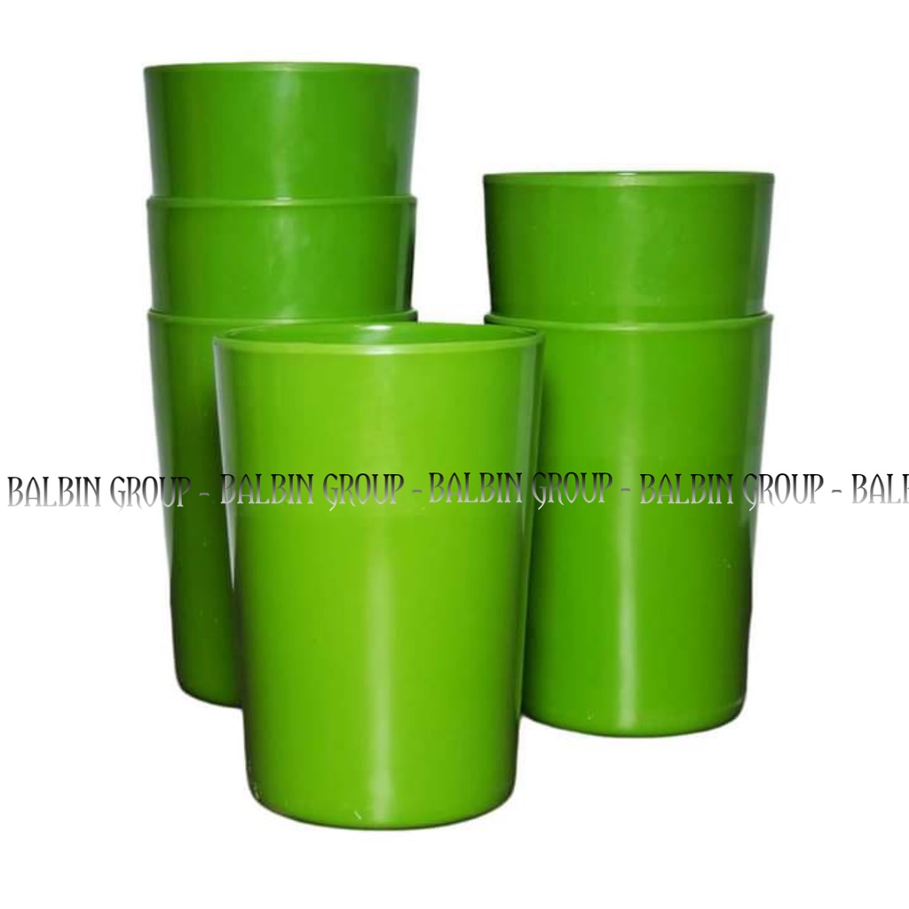 GELAS MINUM MELAMINE 250ml isi 6 PCS - FOOD GRADE
