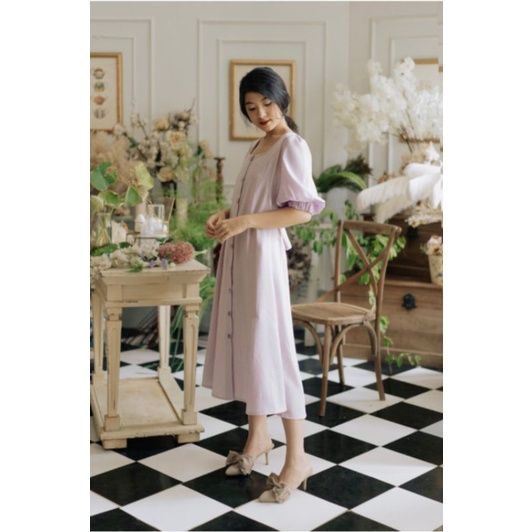 Maven - April Dress in Easter Lilac