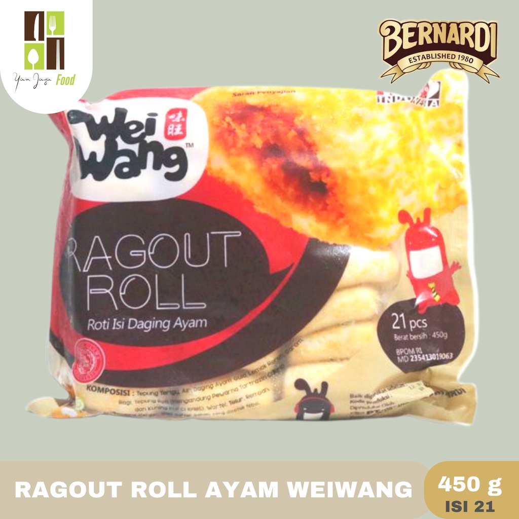 Ragout Roll Ayam Weiwang Risoles isi 21 [450g]