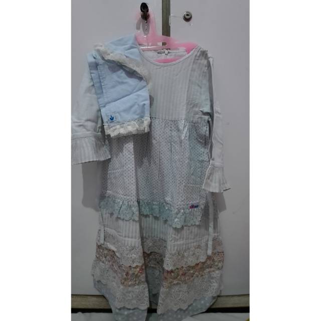 Gamis baju muslim anak Alilac Preloved