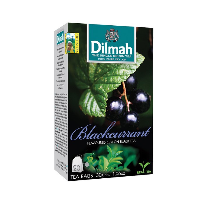 

B062 Dilmah Fun Tea Blackcurrant - Teh Celup - Tag Tbag 20S g054S