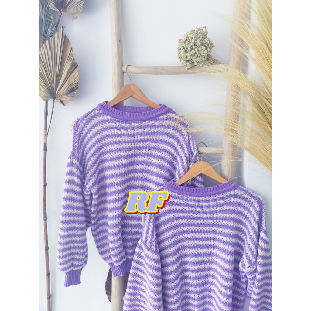 Ziggy sweater / ziggy stripe knitted / sweater musim dingin