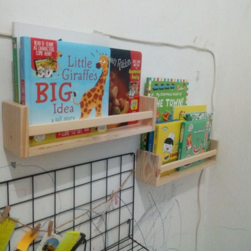 Rak buku serbaguna / Rak botol / Rak dapur gantung / Rak kosmetik