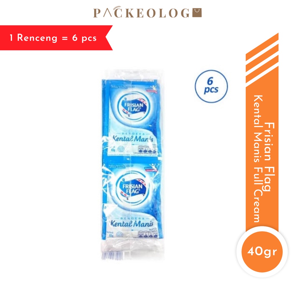 

Frisian Flag Susu Bendera Kental Manis Full Cream Renceng 6 pcs