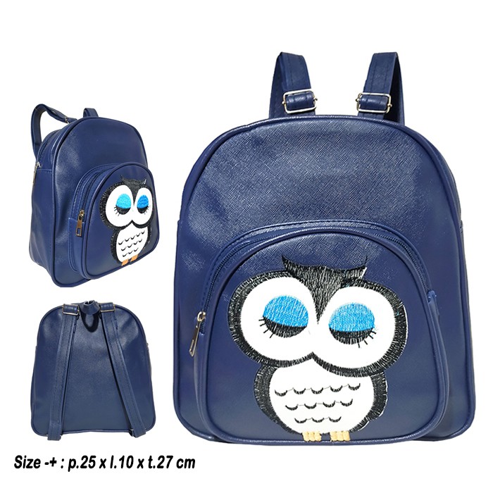 TAS RANSEL MINI DESAIN KARAKTER OWL // TAS RANSEL WANITA OBRAL !!!