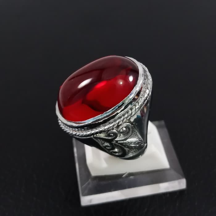 Cincin Batu Merah Siam Jumbo Top Quality