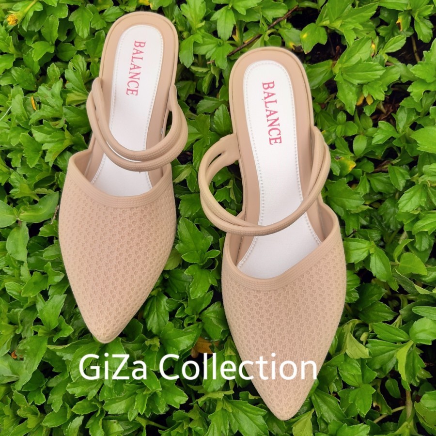 Sandal Wedges Wanita - Sepatu Wedges Jelly Karet Wanita Balance 701