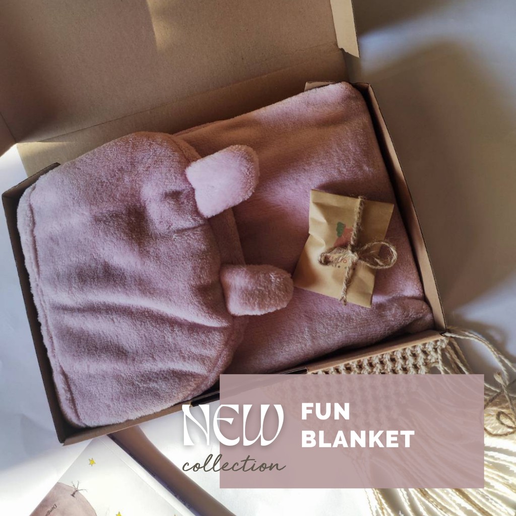 Selimut Bayi/Hampers Selimut Bayi/ Hampers Bayi Baru Lahir/ Hampers Bayi Mewah/ Kado Bayi Baru Lahir-Fun Blanket