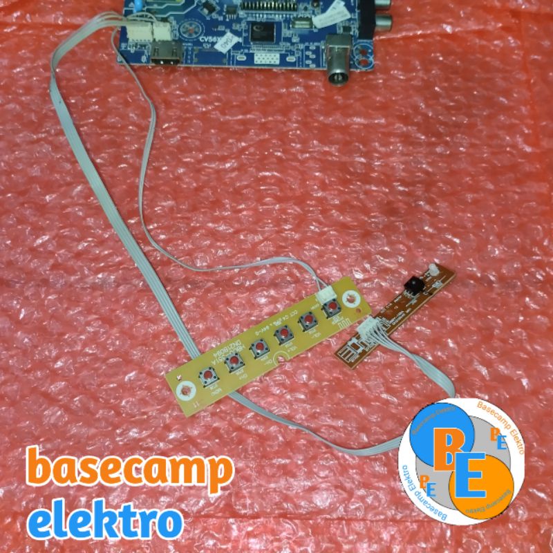Modul Pcb Sensor Tombol TV LED POLYTRON PLD24D1852 Sensor TV LED POLYTRON PLD 24D1852 Tombol TV LED 