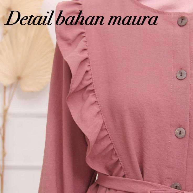 ۞ MAURA SET - SETCEL CRINKLE SETELAN TUNIK SETCEL WANITA POLOS MUSLIMAH PGMTA ➾