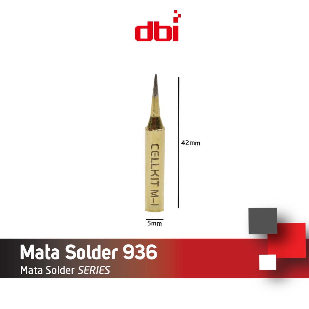 Paket Mata Solder 936 Emas (Lancip, Bengkok, Pisau)