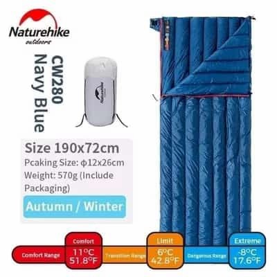 Tikar - Sleeping Bag Naturehike Cw-280 Goose Down Original Model Tikar