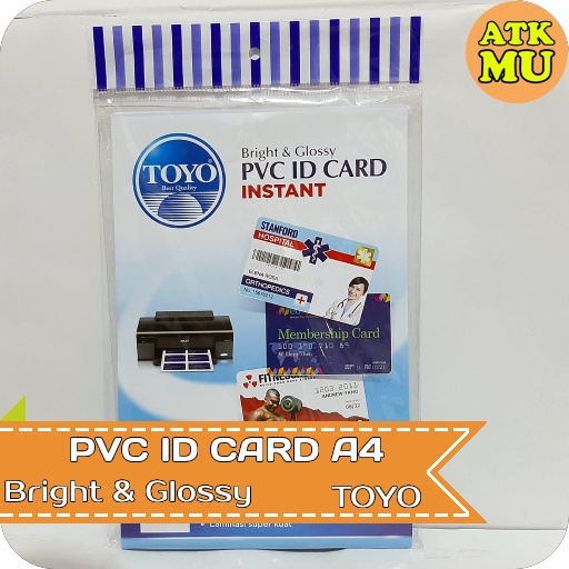 

Kertas PVC ID Card Instant A4 TOYO