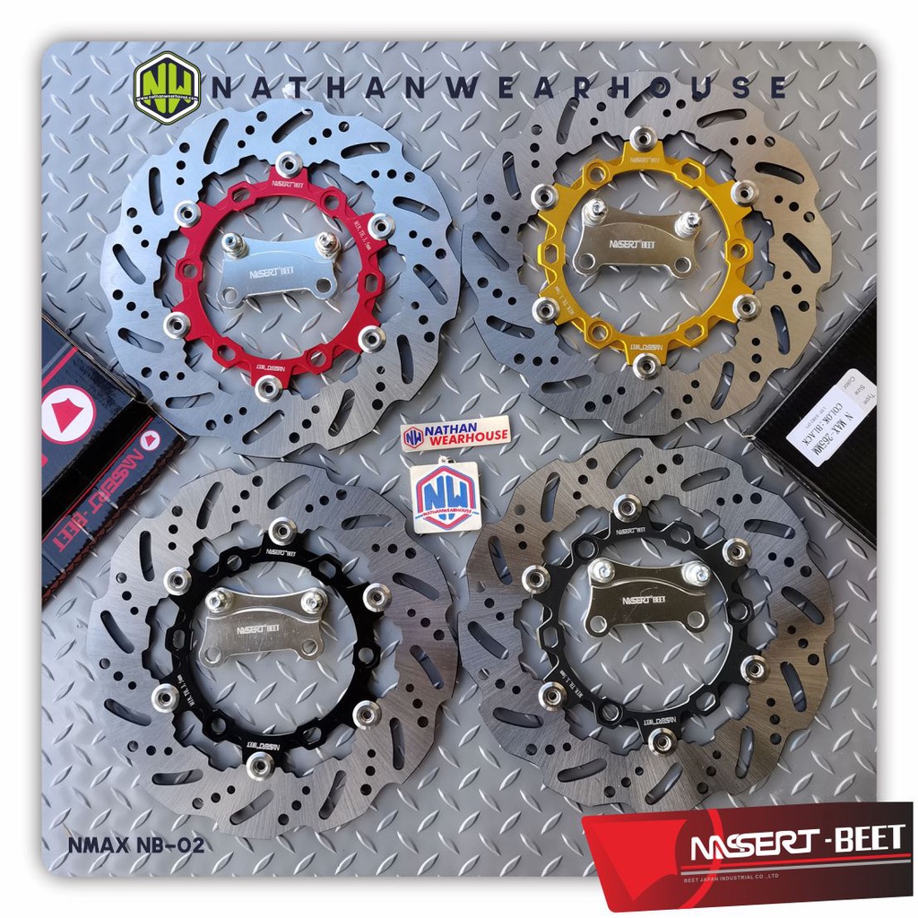 DiskBrake DiscBrake Disk Disc Brake Floating Depan Piringan Cakram NMAX New 2020 Old AEROX155 265MM CNC