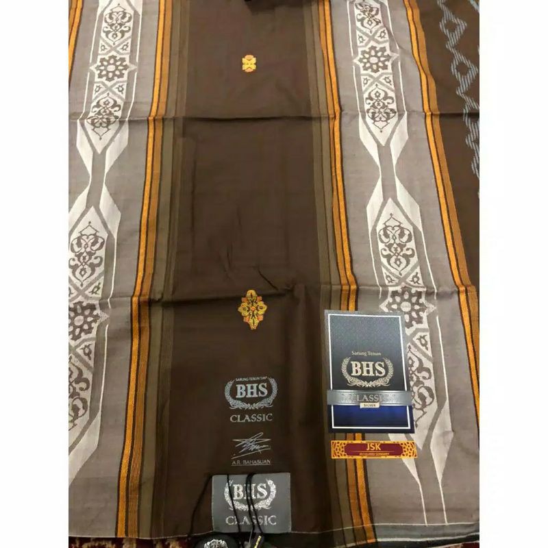 SARUNG BHS BHS CLASSIC JACQUARD SONGKET COKLAT