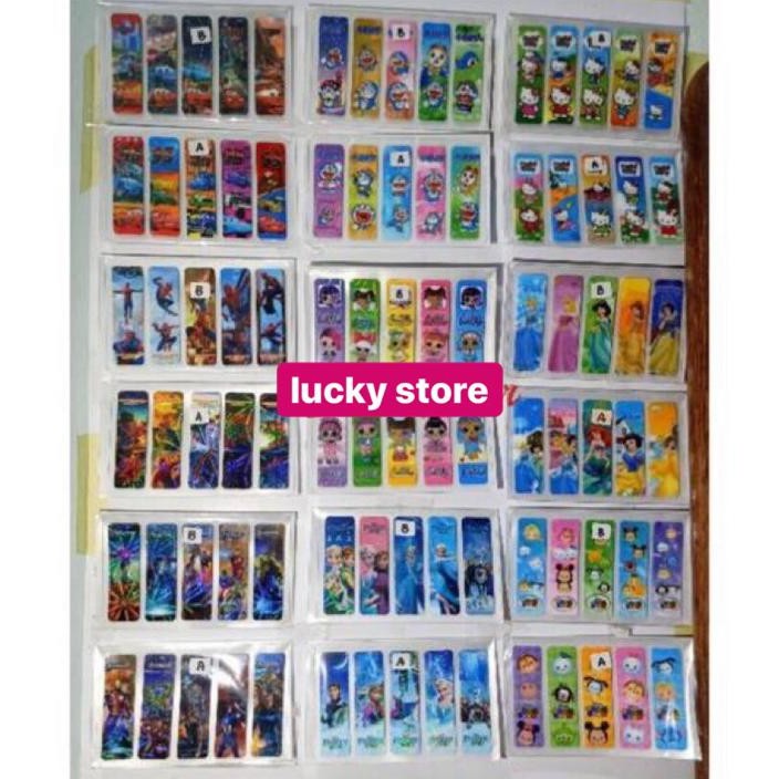 

Hologram Sticky note PLASTIK , memo, notes, penanda buku, pembatas buku (cowok)