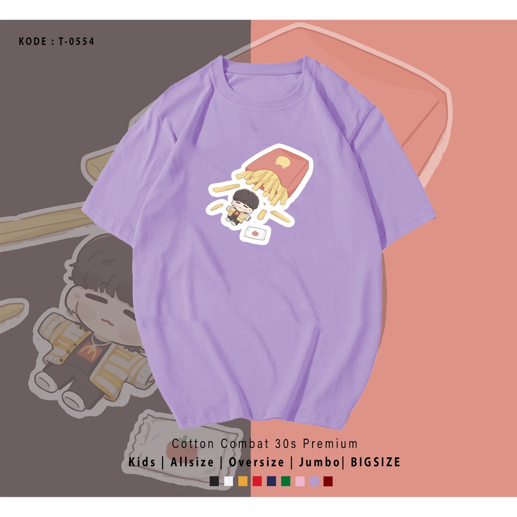 KAOS . T-SHIRT KPOP KOREA / SUGA / BTS KENTANG / RESELLER VERY WELCOME