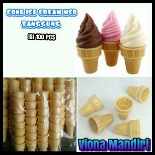

Cone Mcd Tanggung / Contong Es Cream /Kerupuk Es Cream Isi 100 Pcs
