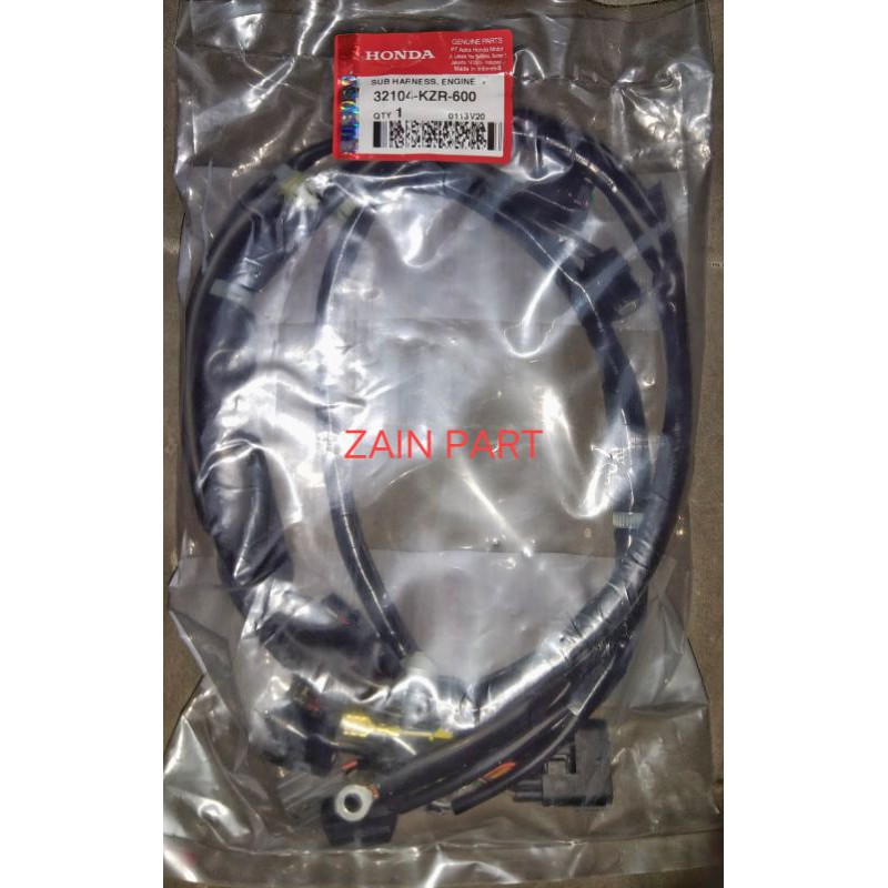 32104-KZR-600 sub harness engine,kabel body bagian mesin Vario 125 old,lampu original
