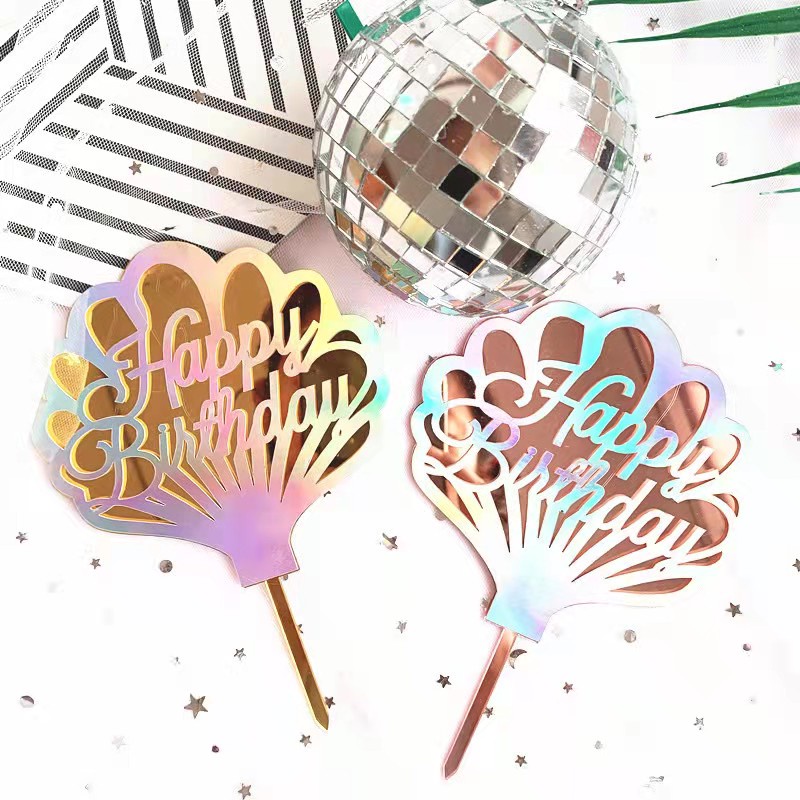 Cake Topper Penghias Kue Ulang Tahun Ultah Tart Happy Birthday 01