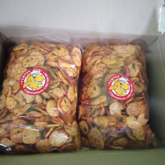 

Krupuk seblak cap pempek Yubi 500g