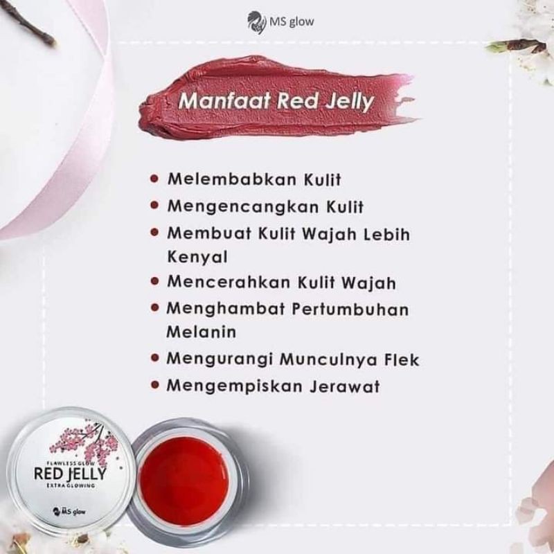 RED JELLY MS GLOW FREE JJ GLOW MINI