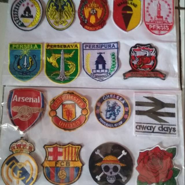 Aneka emblem patch bordir ready stok