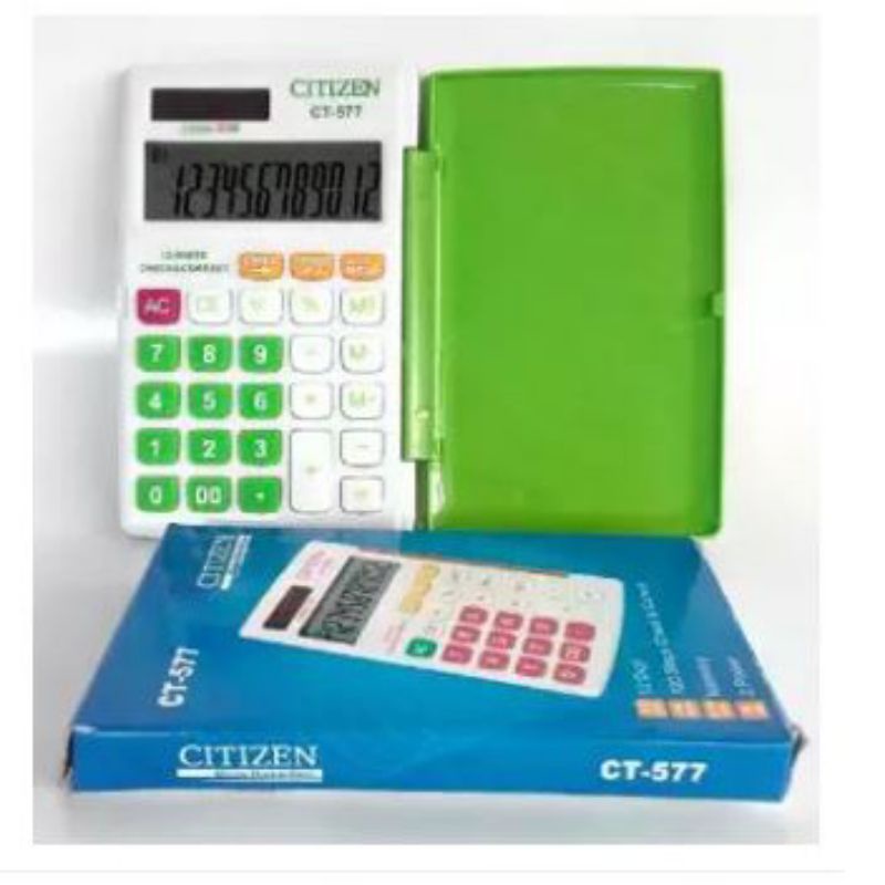 

KALKULATOR CITIZEN CT 577 / KALKULATOR CITIZEN WARNA / KALKULATOR 12 DIGIT