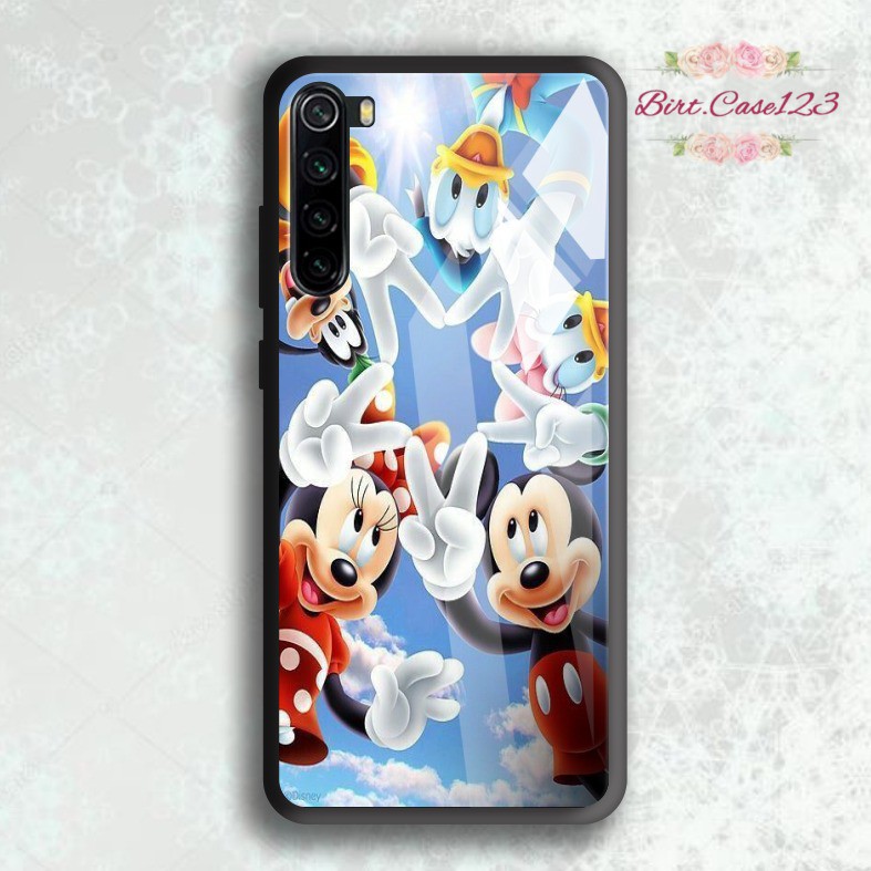 back case glass MICKEY AND FRIEND Iphone 6 6s 6+ 6s+ 7 7s 7+ 8 8+ X Xs Xr 11 12 Pro Max BC4949