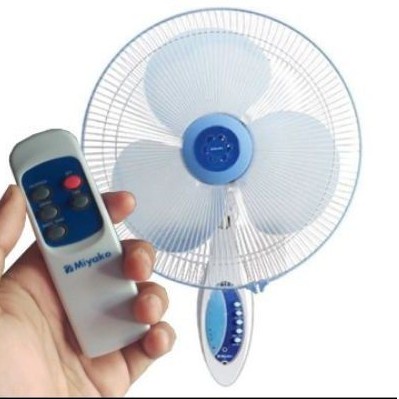 Kipas Remot Miyako KAW-1689 RC Wall fan Kipas Angin Dinding Tembok