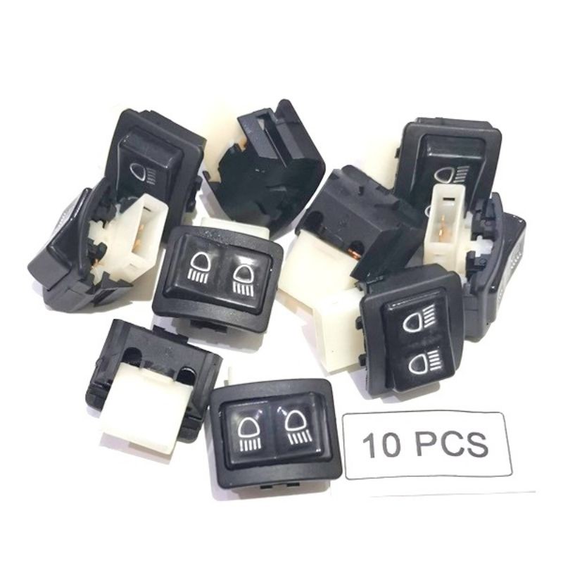 isi10 tombol saklar sakelar lampu dim jauh pendek smash supra fit new spin sr revo lama