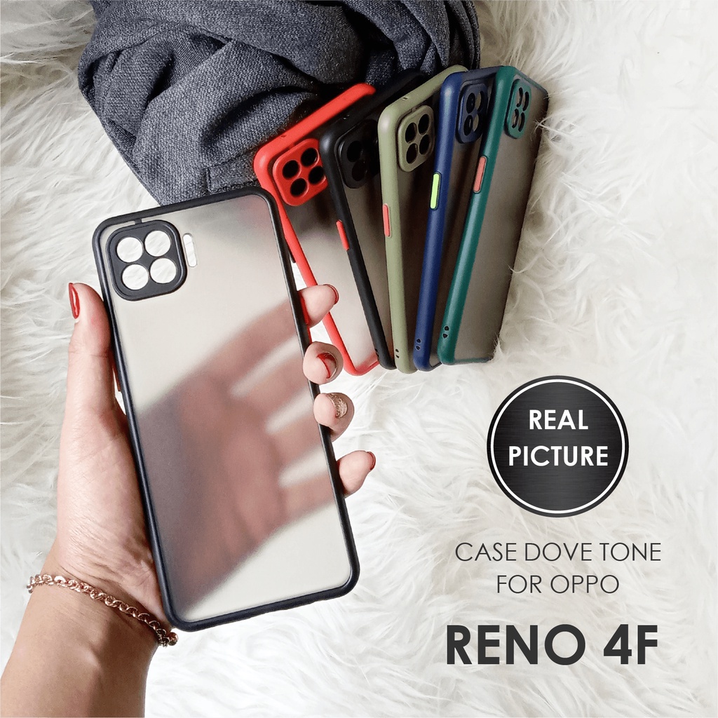 CASE MATTE OPPO RENO 4F TRANSPARAN FUZE MACARON MY CHOICE - FA