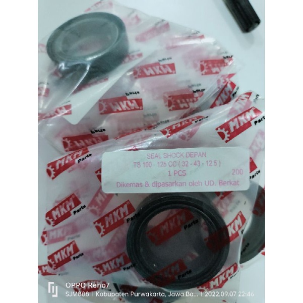 seal shock depan ts 100 / ts 125cc