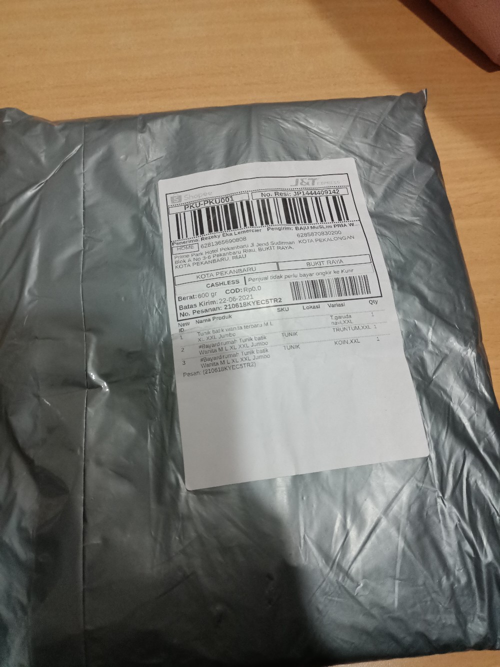 #bayardirumah Tunik Batik Wanita M L Xl Xxl Jumbo