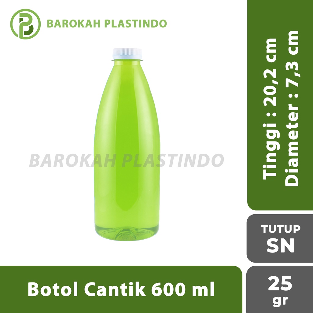 Botol Cantik 600 ml / Botol Plastik 600 ml / Botol 600 ml
