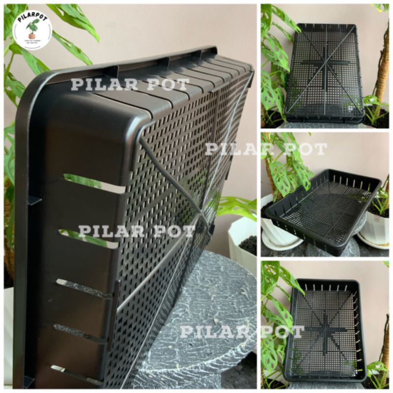 Tray pot untuk semai bibit hidroponik 50cm - TRAY POT NKT 50CM