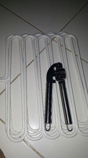 Gantungan Jilbab Syal Towel Handuk Kain Baju Celana Hanger Zig Zag