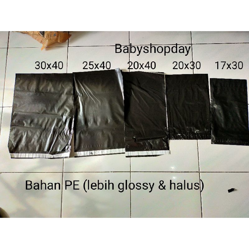 Polymailer plastik 25x40 PE, Polimailer packing Online shop Bahan PE glossy