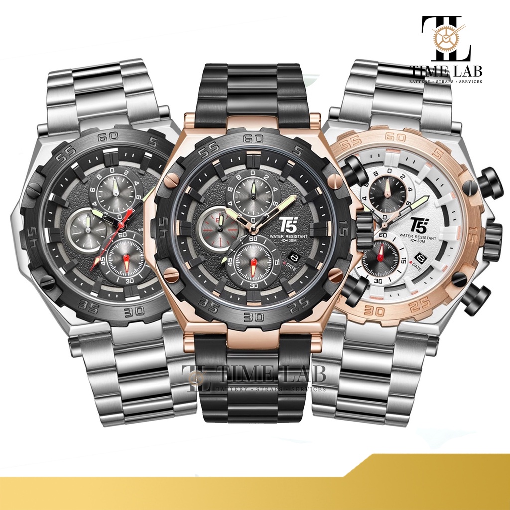 JAM TANGAN T5 ORIGINAL BERGARANSI T5 H3847G / H 3847G PRIA