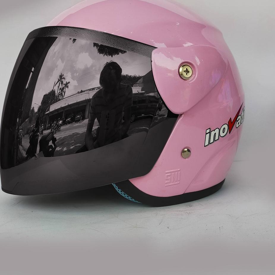 Helm Half Face Dewasa Evo Inovation Model Seperti Helm GM Original / Helm Pria / Helm Wanita -Bukan 