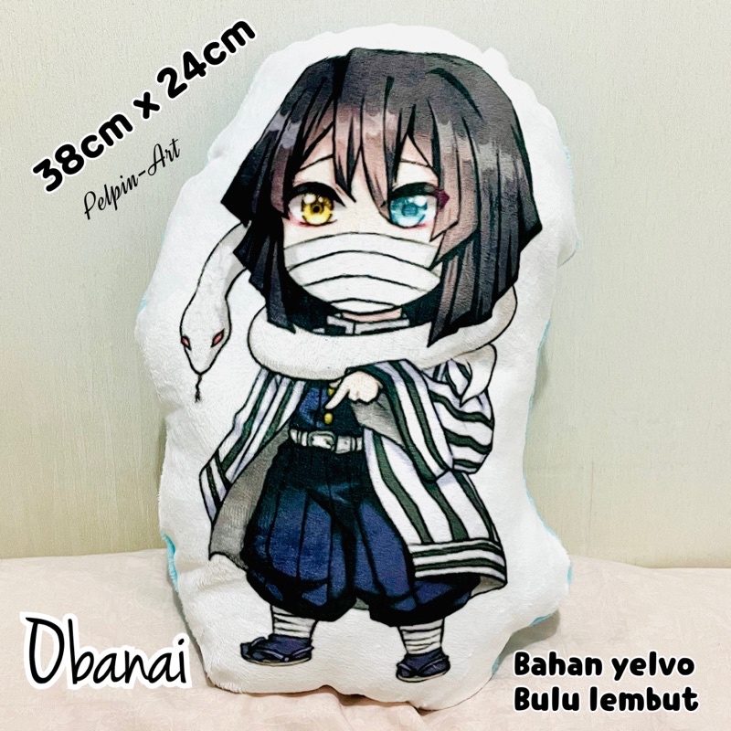 boneka bantal anime bantal tanjiro nezuko kimetsu no yaiba demon slayer plushie doll anime pillow