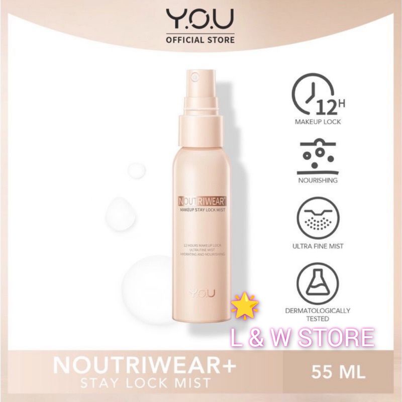 Y.O.U NoutriWear+ Makeup Stay Lock Mist