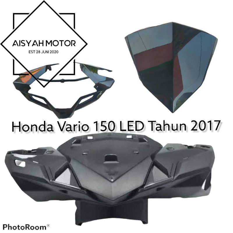 Bodi Halus Honda Vario 150 LED Warna Hitam Tahun 2017