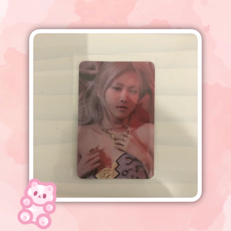 ROSE BLACKPINK -R- ALBUM PHOTOCARD KTOWN4U