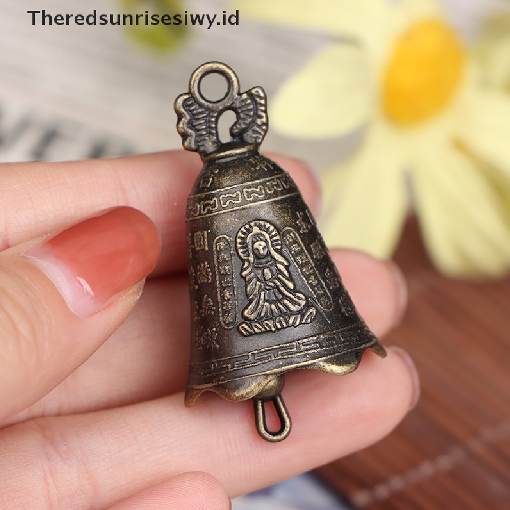 (Theredsunrisesiwy.Id) Lonceng Buddha Mini Gaya Cina Antik