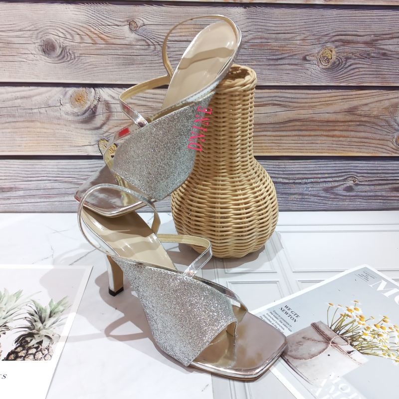 Sandal Wanita Sandal heels pesta 9cm DV 01