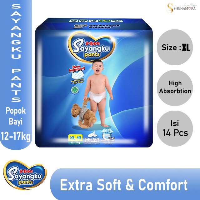 Sayangku Pants Popok Bayi XL 14 (12 - 17 kg)