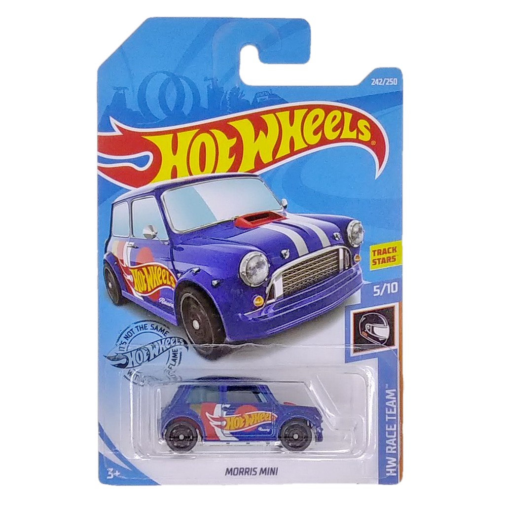 Hot Wheels Race Team Morris Mini Biru Mainan Mobil Hotwheels