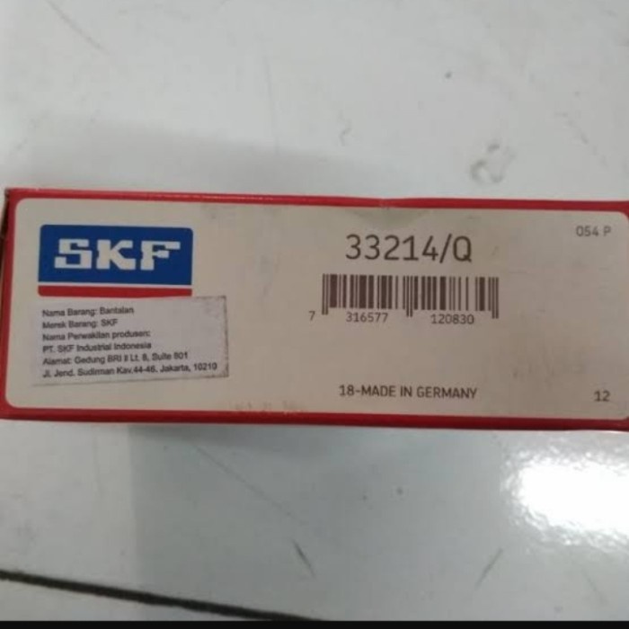 Bearing Taper 33214/Q SKF ORIGINAL