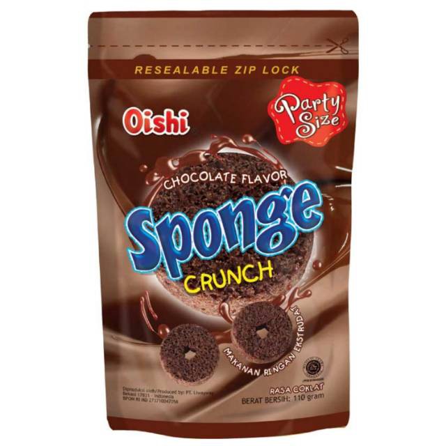 

Oishi Sponge Crunch Coklat 110gr